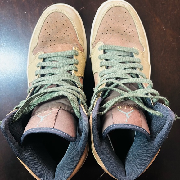 ‼️🪖 2008 RARE Nike Air Jordan 1 Retro 'Armed Forces' Mens 9.5 🪖‼️ - Picture 8 of 16